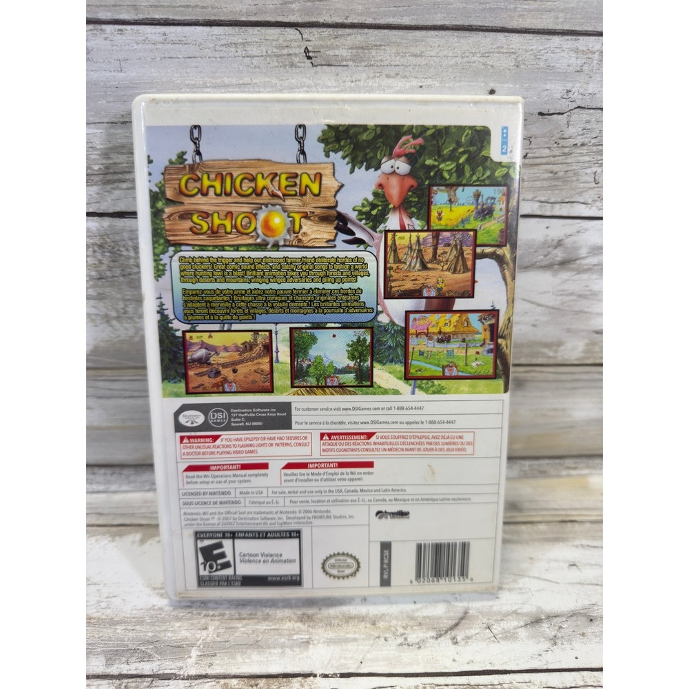 Chicken Shoot (Nintendo Wii, 2007) Complete With Manual - Picture 2 of 3